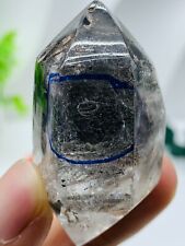 TOP A+ Herkimer Diamond Enhydro rainbow Crystal&big moving water droplet&box 55g picture