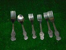 Vintage Danara Peanuts Snoopy Stainless Steel Forks and Spoon picture
