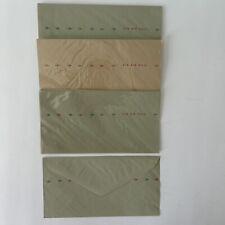 RARE Vtg Envelopes VIA AIR MAIL Colored Green Red (Holiday?) and Beige NEW 26-ct picture