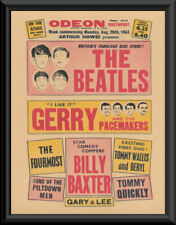 Beatles 1963 UK Concert Poster Reprint On Original 1960s Paper *248 picture