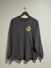 Disney Star Wars Spirit Jersey Adult Size 2XL Gray Long Sleeve Mens picture
