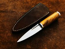 Custom Handmade Carbon Steel Sgian Dubh Knife, Historic Dagger , Hunting EDC picture