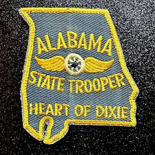 Alabama State Trooper Patch “Heart Of Dixie” (1970's Issue) 3