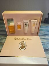Vintage WHITE SHOULDERS 4 Pc. Gift Set Lotion Spray Cologne Perfume & Body Wash picture