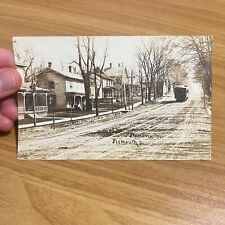 Vintage Postcard RPPC Plymouth Street Ohio picture