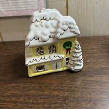 Giftco Porcelain Victorian Holiday Votive Candle Tea Light Holder Hand Painted picture