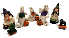 Eddie Walker Halloween Ghost Witch Figurines Lot Of 5 Midwest of Cannon Falls picture