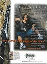 Dino Cazares (Fear Factory) Ibanez 7-string guitar advertisement 8 x 11 ad print picture