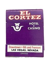 VTG Las Vegas Matchbook El Cortez Hotel Casino Nevada Downtown 6th Fremont St picture