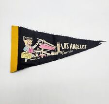 Vintage Los Angeles County Fair Pomona, California Thummer the Pig Pennant  picture