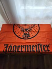 Jagermeister Flag Large 3'x5' Wall Hanging Banner Man Cave Bar- New Zip Ties  picture
