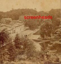 C1870s-80s STEREOVIEW PHOTO NEW YORK Saratoga Springs Congress Park picture