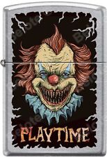 Zippo Killer Clown Playtime Street Chrome WindProof Lighter NEW Rare picture