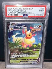 2021 Pokémon Sword & Shield FLAREON VMAX Promo Card SWSH180 GRADED PSA 9 MINT picture