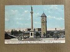 Postcard Baltimore MD Confederate Civil War Monument Mt Royal Train Station UDB picture