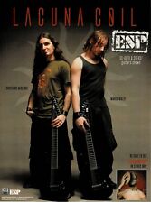 ESP GUITARS - LACUNA COIL - CRISTIANO MIGLIORE & MARCO BIAZZI  - 2006 Print Ad picture