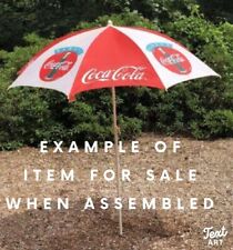Vintage 6' Coca-Cola Beach Umbrella 1998 Still In The Wrapper  picture