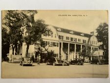 Postcard Hamilton NY - c1940s View of Colgate Inn Old Cars picture