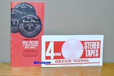 RCA VICTOR and DECCA-CORAL 4-Track Reel To Reel Tape Catalogs *VERY GOOD* picture