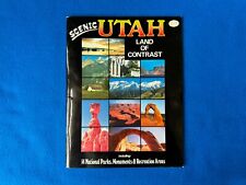 RARE 1980-2000 Scenic Utah Land of Contrast - 14 National Parks Monuments Book picture