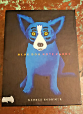Blue Dog Note Cards George Rodrigue BRAND NEW in box: 15 cards & envelopes picture