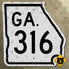 Georgia State Route 316 highway road sign 1956 Georgia Athens university 12x12 picture