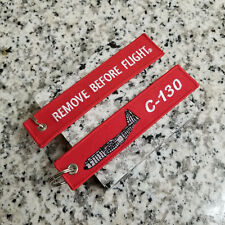 C-130 Hercules Cargo Remove Before Flight ® Keychain, Tag, Streamer picture