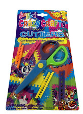 NEW Sealed Vintage Lisa Frank Scissors Crazy Crafty Cutters 4 Blades Scissors picture