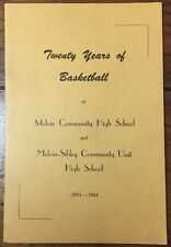 Twenty Years of Basketball at Melvin-Sibley High School, 1934-1954 w/ Clipping picture