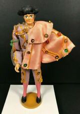 Vintage Munecos CARSELLE Mexico Matador Hand Painted Small Hard Plastic Figurine picture