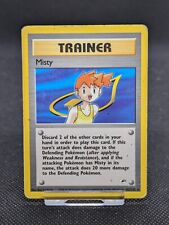 Misty Trainer 102/132 Rare Gym Heroes Set Pokemon WOTC LP/Played  picture