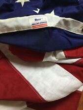 NOS Vintage VALLEY FORGE 5x8 American Flag BEST Cotton 50 Stars & Stripes picture