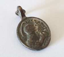 Medal of St. John the Baptist and saint to be identified of the 17th century picture