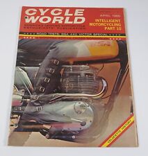 Cycle World Magazine April 1966 BSA Velocette On Cover picture