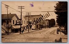 Real Photo Main Street Business Block Cars McGraw NY New York RP RPPC I-157 picture
