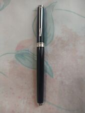 Waterman Hemisphere Glossy Black Laque Roller Ball Pen France made New picture