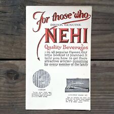 2 Vintage Original 1920s NEHI SODA PREMIUM CATALOG Advertising  Book Booklet NOS picture