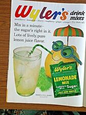 1962 Wyler's Lemonade Mix Ad  1962 Kodak Ad  Family @ Lake Sailing Swimming picture