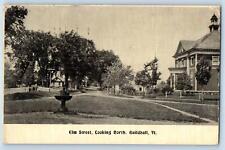 Guildhall Vermont VT Postcard Elm Street Looking North Residence Section 1910 picture