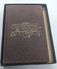 Rare Antique 1871 Hymns For Christian Worship By W. S. Winfield In Box picture