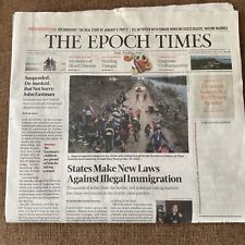 Lot of (2) The Epoch Times Newspapers (April 24-30, 2024)(May 1-7, 2024) Pre-own picture