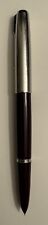 Vintage Parker 51 Aerometric Fountain Pen (Restored) - Burgundy 14K Fine Nib picture
