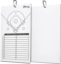 Baseball Dry Erase Coaches Clipboard | Double-Sided Baseball Lineup Clipboard  picture