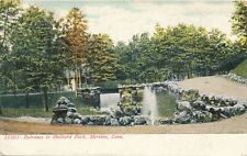 MERIDEN CT - Hubbard Park Entrance Postcard - udb - 1908 picture