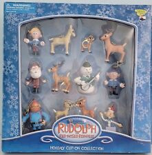 Rudolph The Red Nosed Reindeer Holiday Clip On Collection 12 pcs Box Memory Lane picture