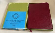 The Living New Testament With Psalms & Proverbs Kenneth Taylor Leather Book picture