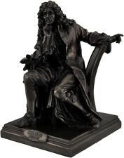 Veronese Design Bronze Finish Moliere Master of Comedy Actor Statue  picture