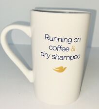 Dove Shampoo Promotional Advertising Mug - Running on Coffee & Dry Shampoo picture