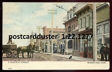 BOISSEVAIN Manitoba Postcard 1910 Railway Street by Warwick picture