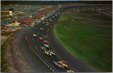 Vintage DAYTONA 500 / NASCAR Florida Postcard Race Start Scene / Chrome - Unused picture